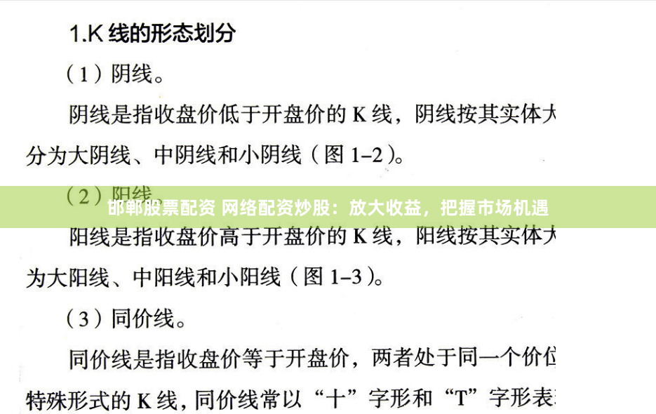邯郸股票配资 网络配资炒股：放大收益，把握市场机遇